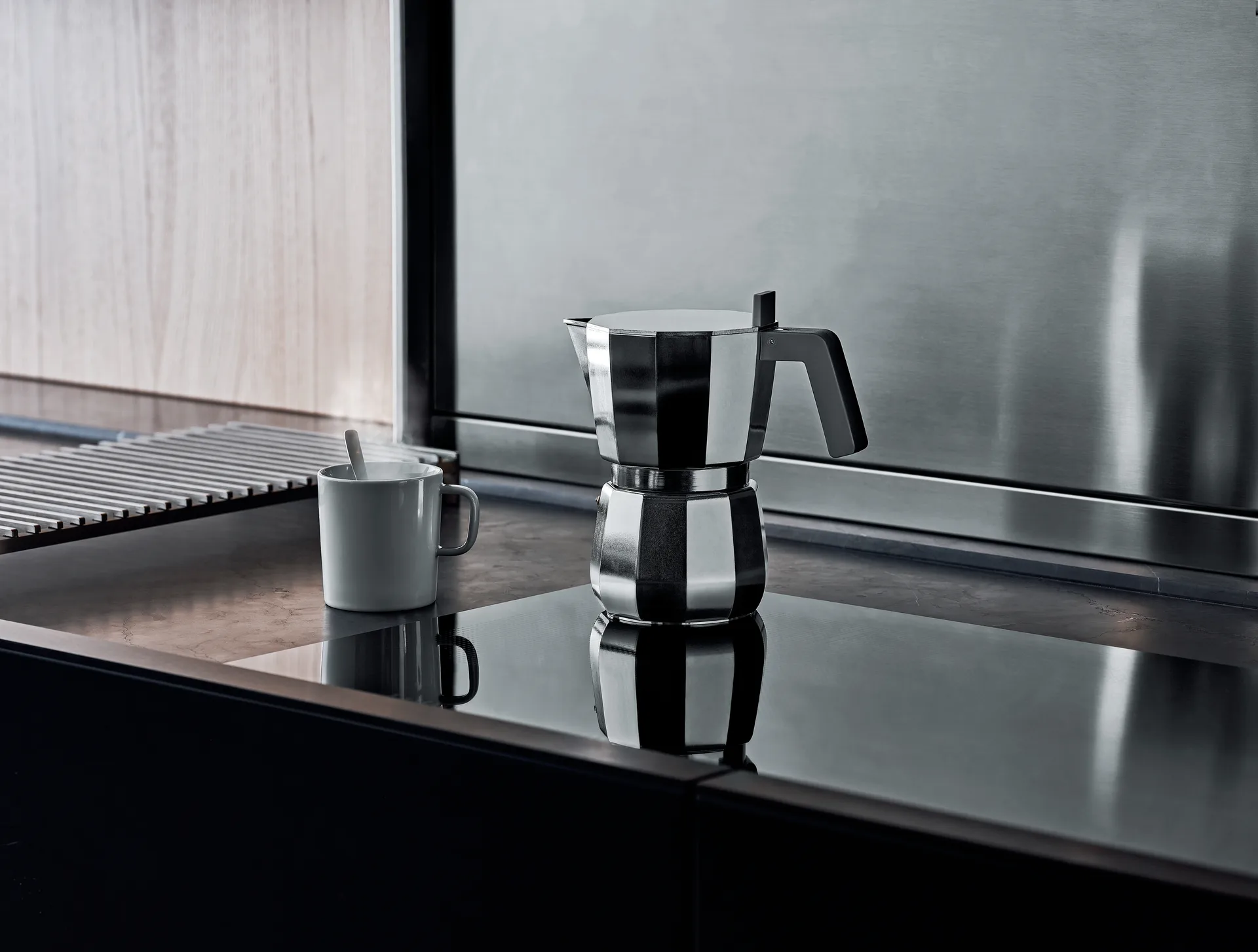 Moka エスプレッソコーヒーメーカー, 3 copper Alessi | アレッシィ