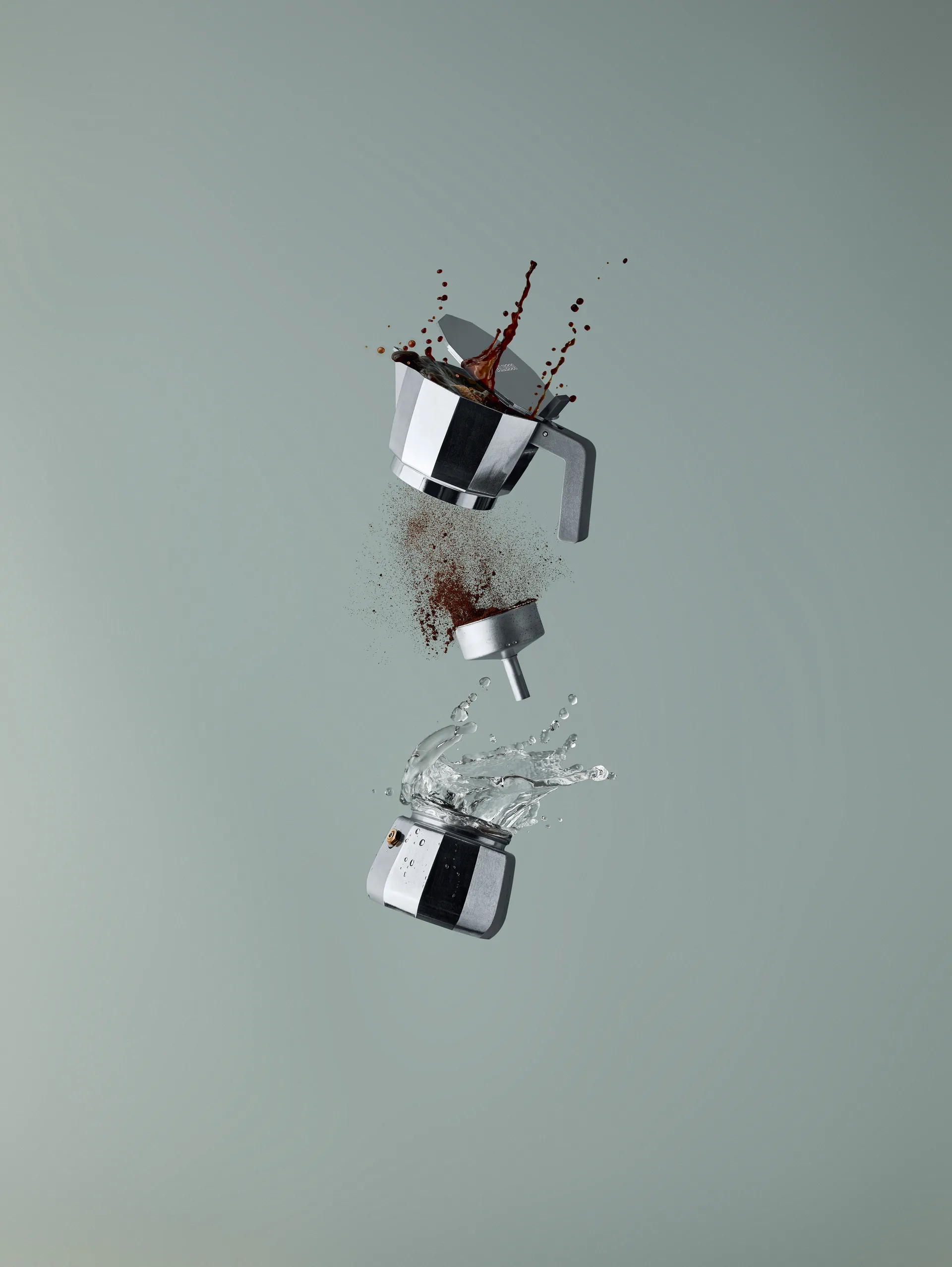 Moka エスプレッソコーヒーメーカー IH, 9 cups Alessi | アレッシィ