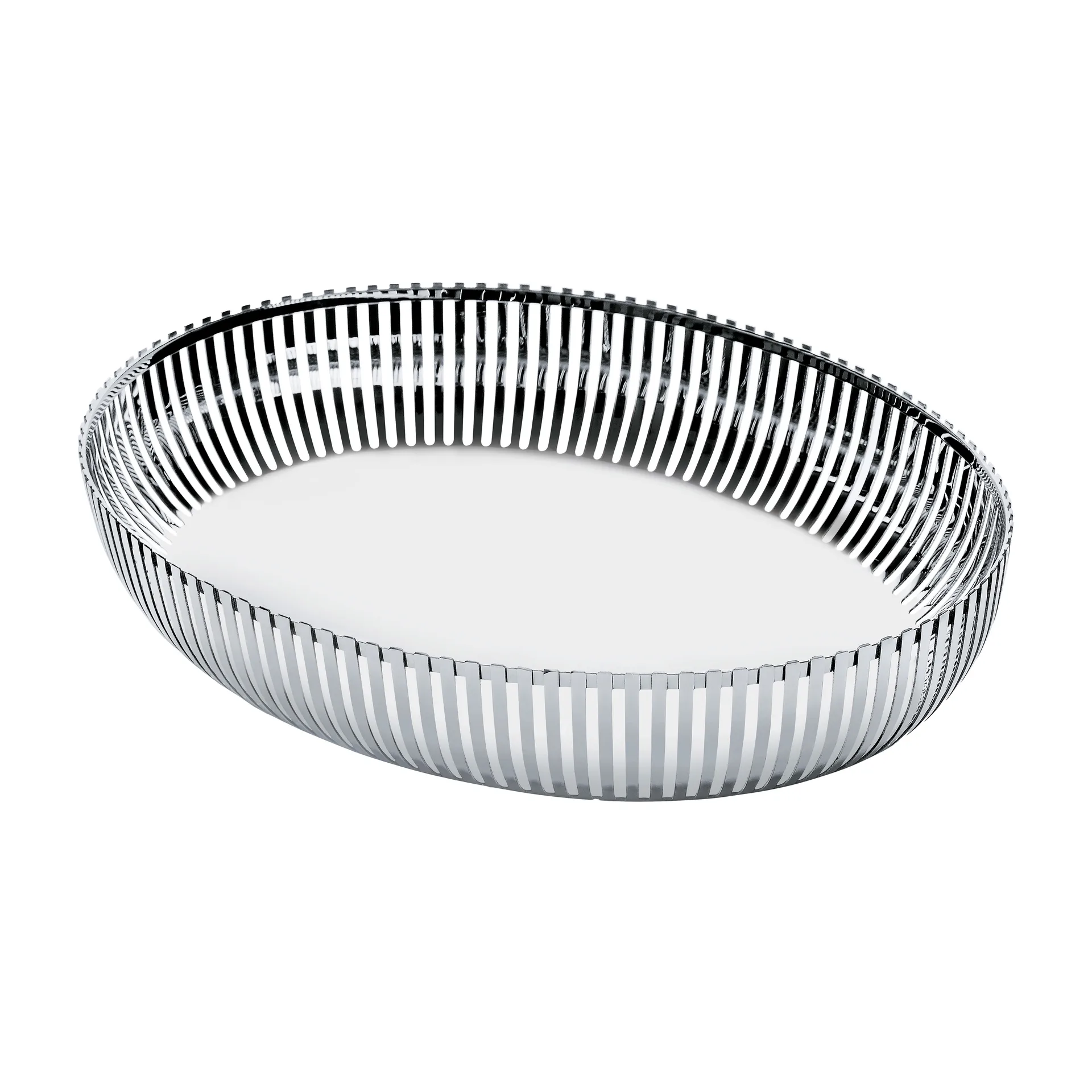 PCH06 バスケット oval 20x26 cm, Stainless steel Alessi | アレッシィ