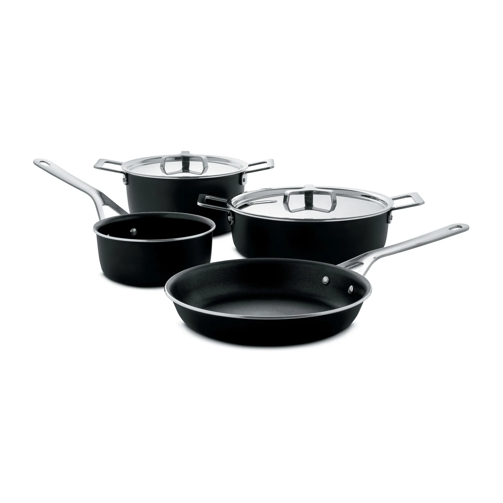 Pots&Pans 鍋＆フライパン 6点セット, Black Alessi | アレッシィ