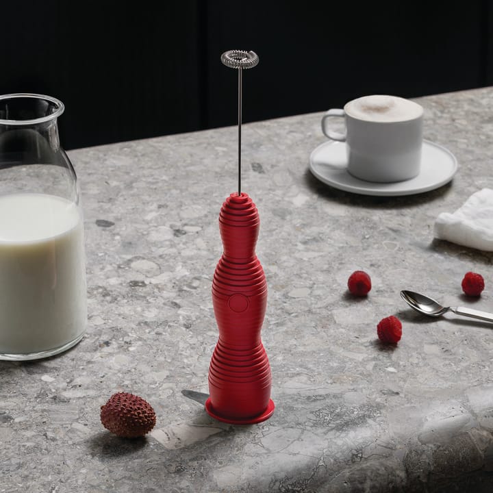 Pulcina ミルク泡だて器 27.5 cm, Red Alessi | アレッシィ