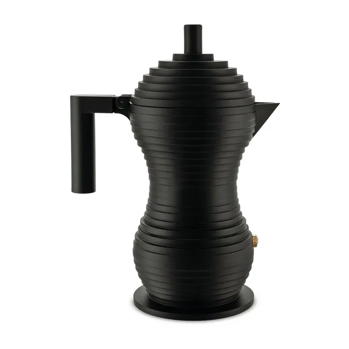 Pulcina エスプレッソメーカー black - 30 cl, 6 cups - Alessi | アレッシィ