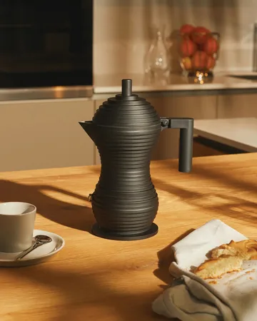 Pulcina エスプレッソメーカー black - 30 cl, 6 cups - Alessi | アレッシィ