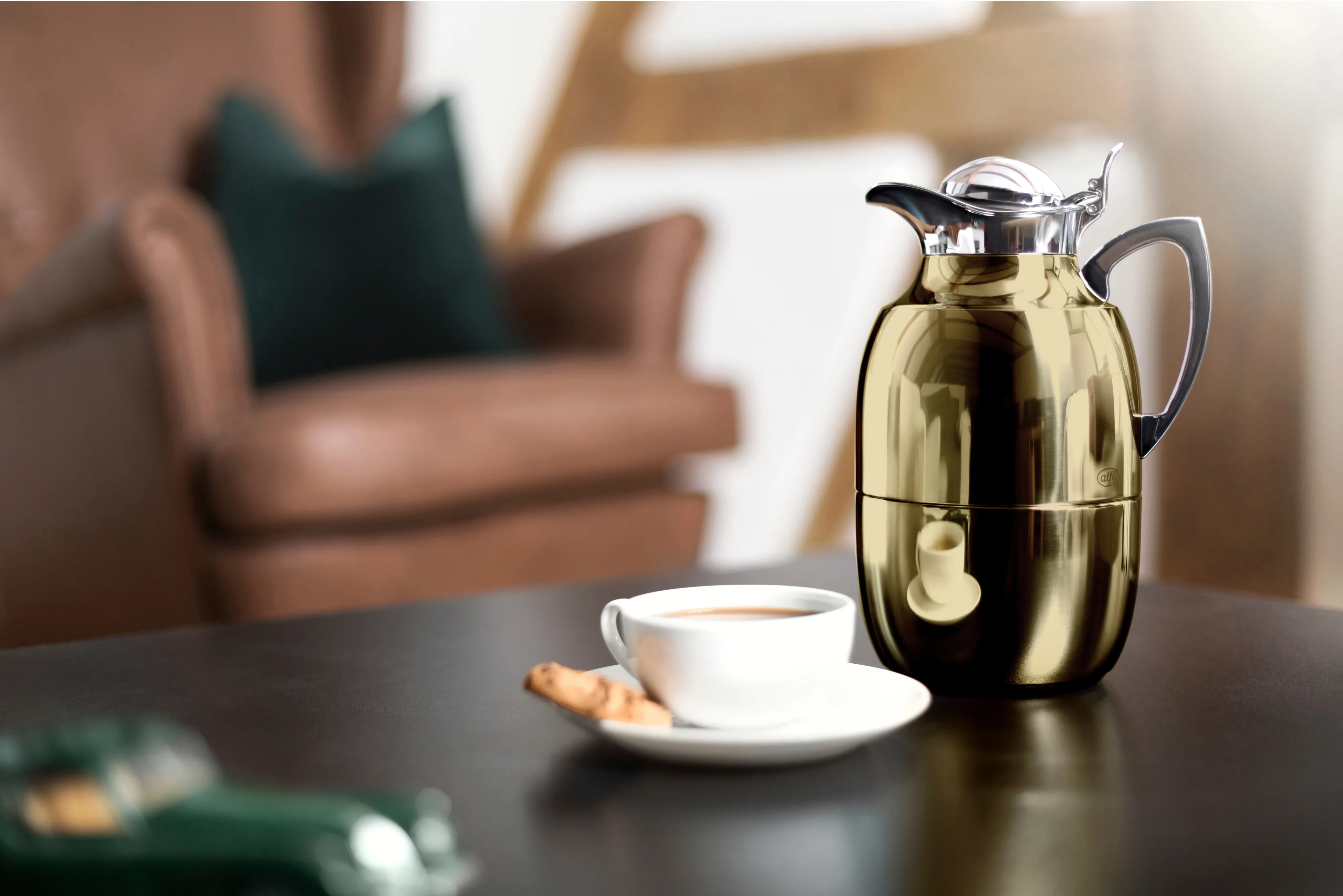 【美品】alfi 水筒　0.35リットル 1914年にドイツで設立された高級魔法びんブランド『alfi(アルフィ)』が