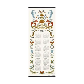 ダーラヘスト カレンダー 2026 - 35x90 cm - Almedahls | アルメダールズ