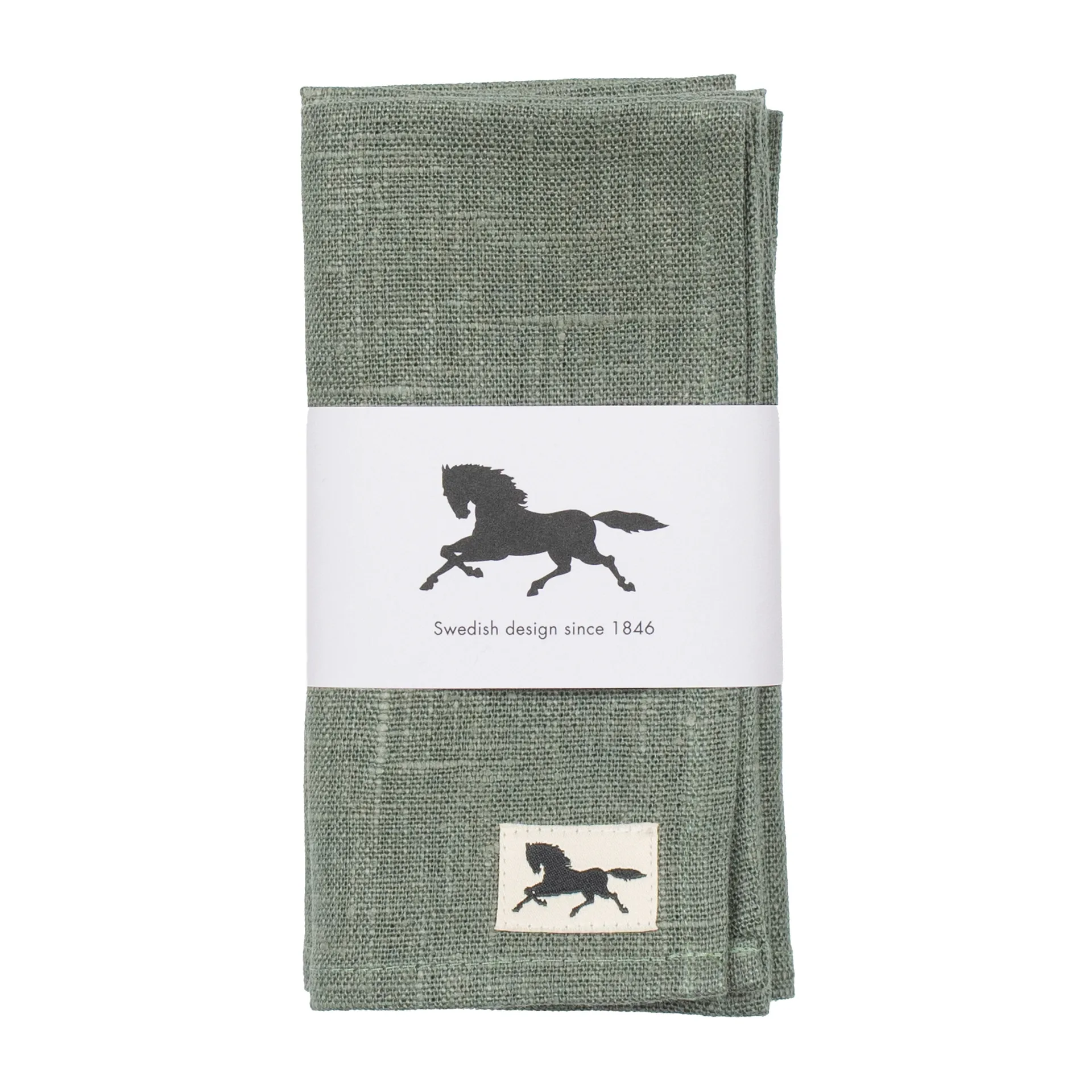リネンナプキン 32x32 cm 2パック, Green Almedahls | アルメダールズ