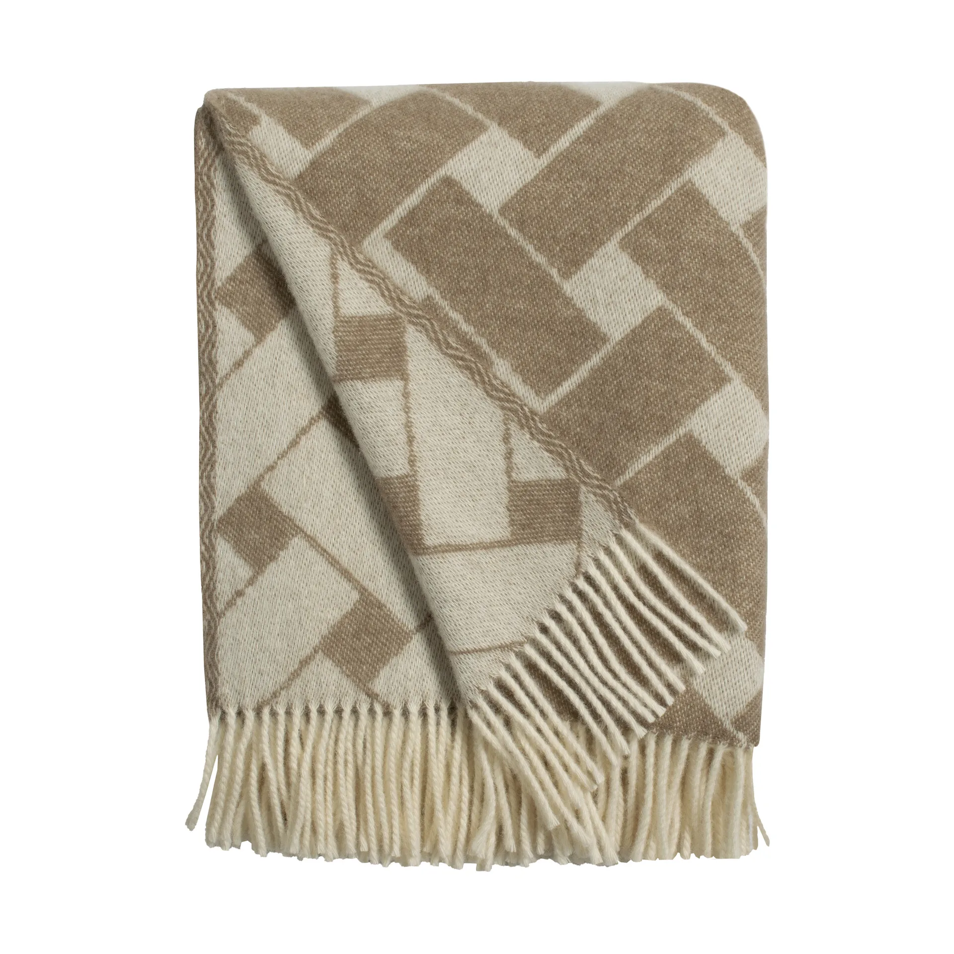 Basket ブランケット 130x170 cm, Brown-offwhite Almedahls | アルメダールズ