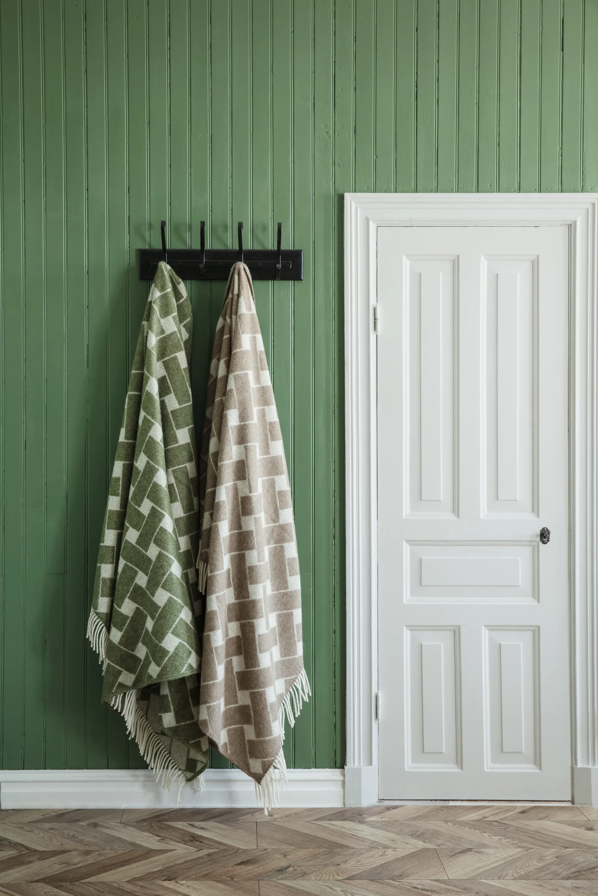 Basket ブランケット 130x170 cm, Brown-offwhite Almedahls | アルメダールズ