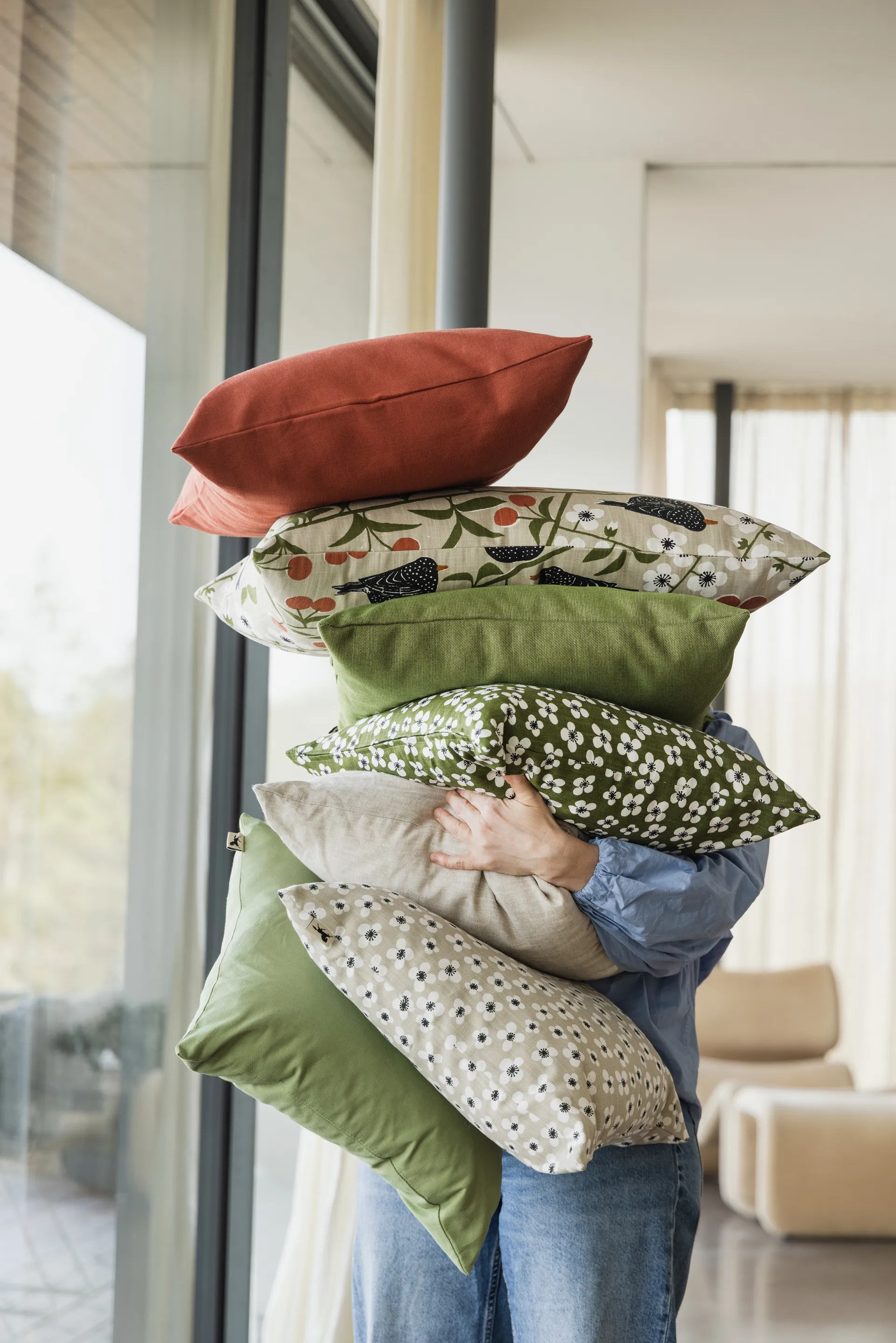 Belle Amie クッションカバー, Dark green, 47x47 cm Almedahls | アルメダールズ