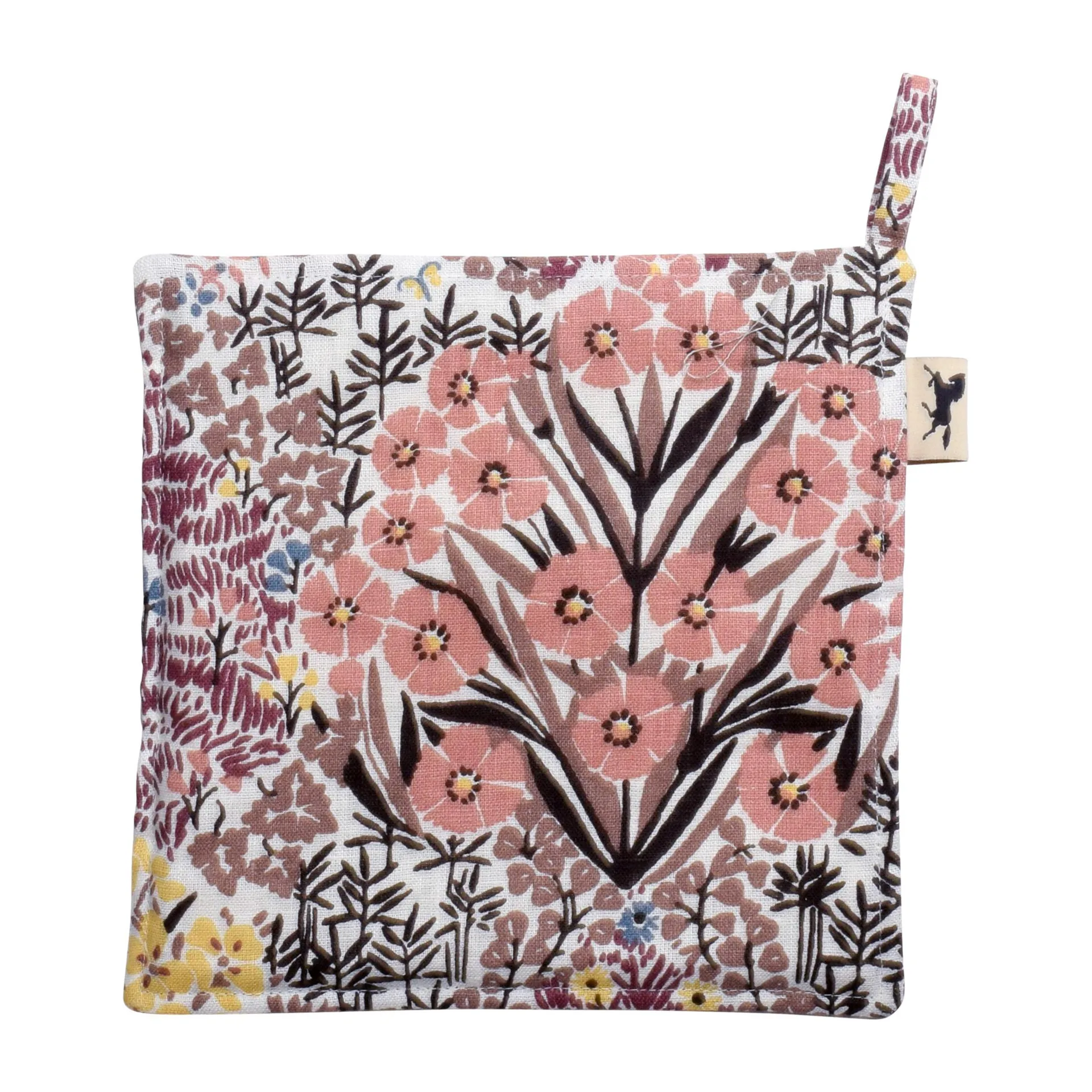 Botanical Garden オーブンミット 23x23 cm, Pink brown Almedahls | アルメダールズ