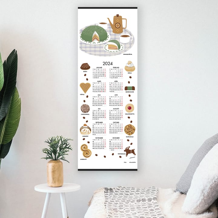 Fika カレンダー 2024, 35x90 cm Almedahls | アルメダールズ