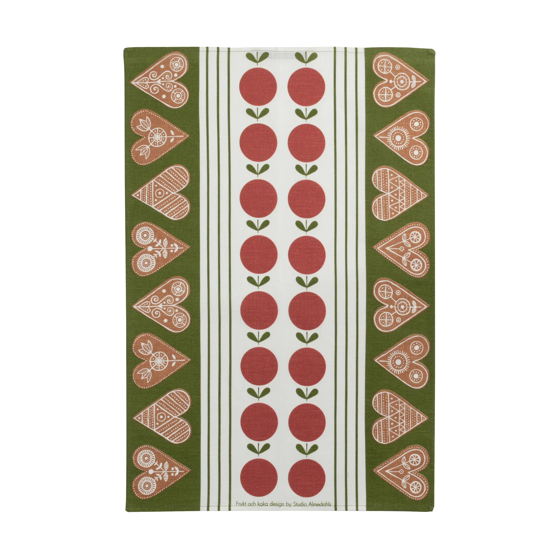 Fruit and cake キッチンタオル 47x70 cm, Red-green Almedahls | アルメダールズ