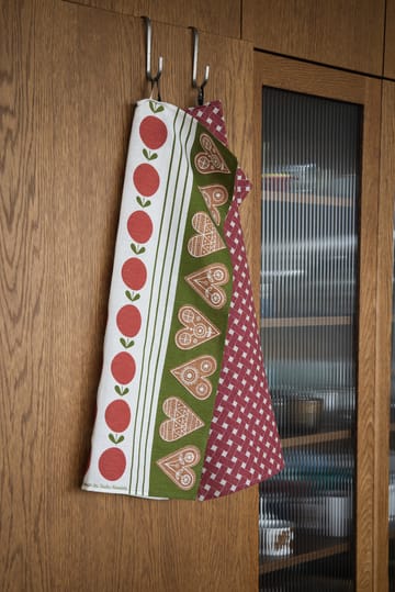 Fruit and cake キッチンタオル 47x70 cm - Red-green - Almedahls | アルメダールズ