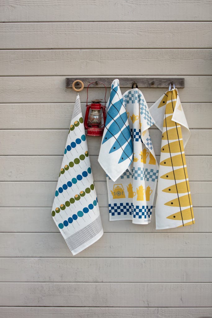 Grytskåpet キッチンタオル 47x70 cm, Multi-yellow-blue Almedahls | アルメダールズ