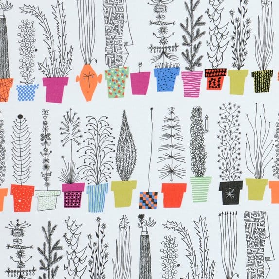 Italiensk blomsterhylla ファブリック, multi Almedahls | アルメダールズ