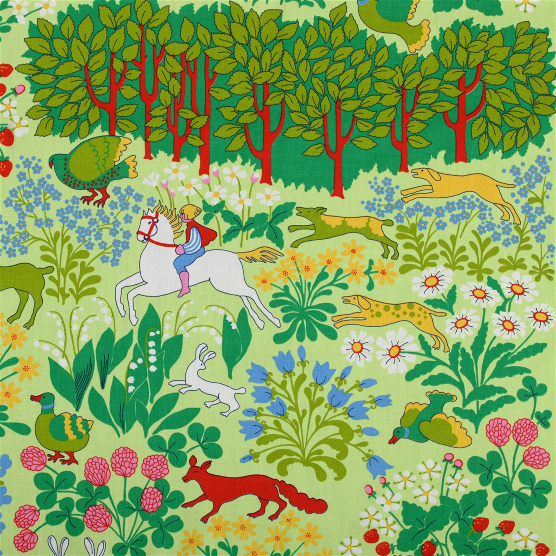 Jakten ファブリック, green Almedahls | アルメダールズ