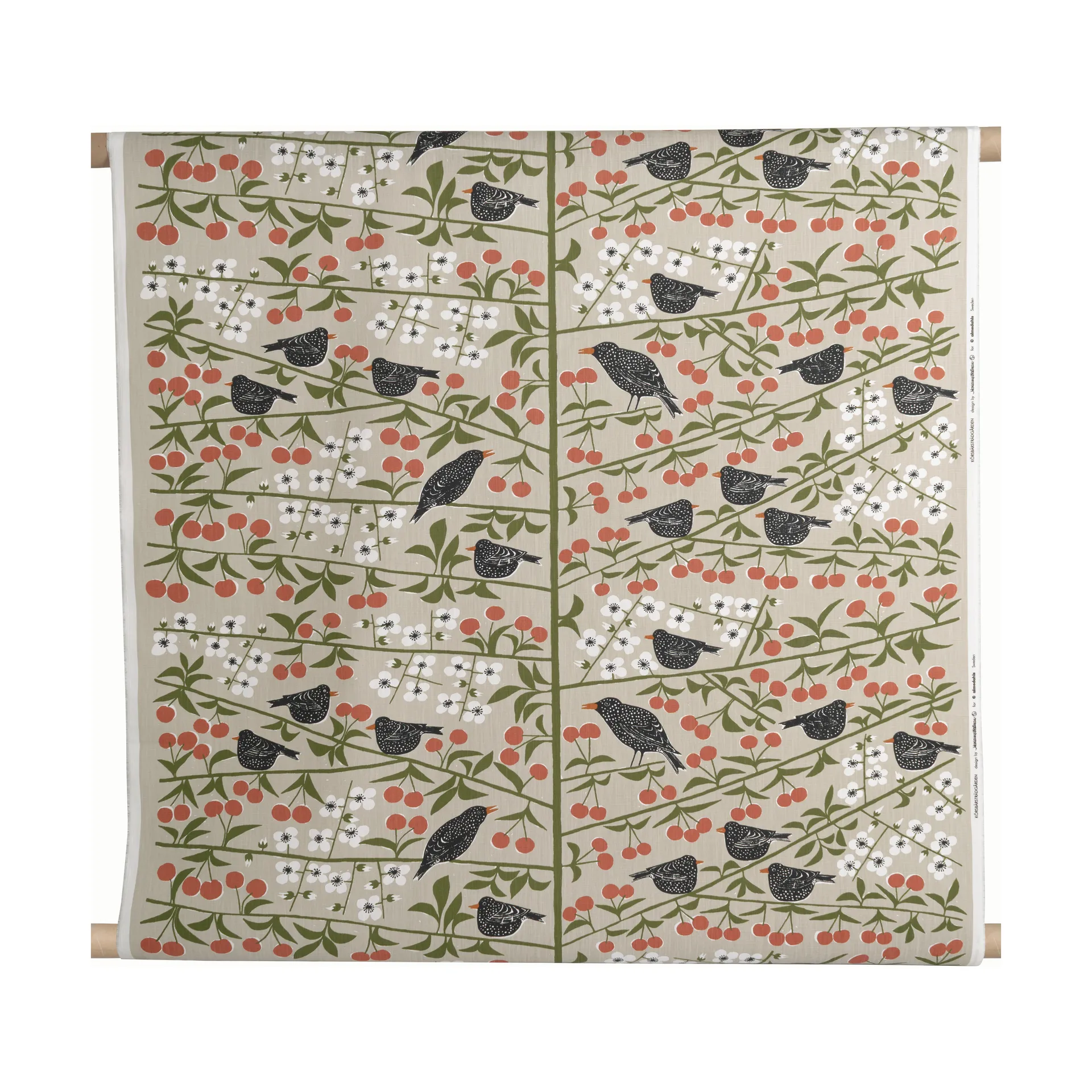 Körsbärsträdgården ファブリック, Beige Almedahls | アルメダールズ
