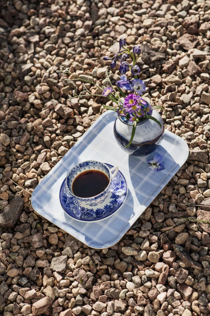 Kristina トレイ 20x27 cm, Blue Almedahls | アルメダールズ