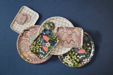 Kristina トレイ 20x27 cm - White-Blue - Almedahls | アルメダールズ