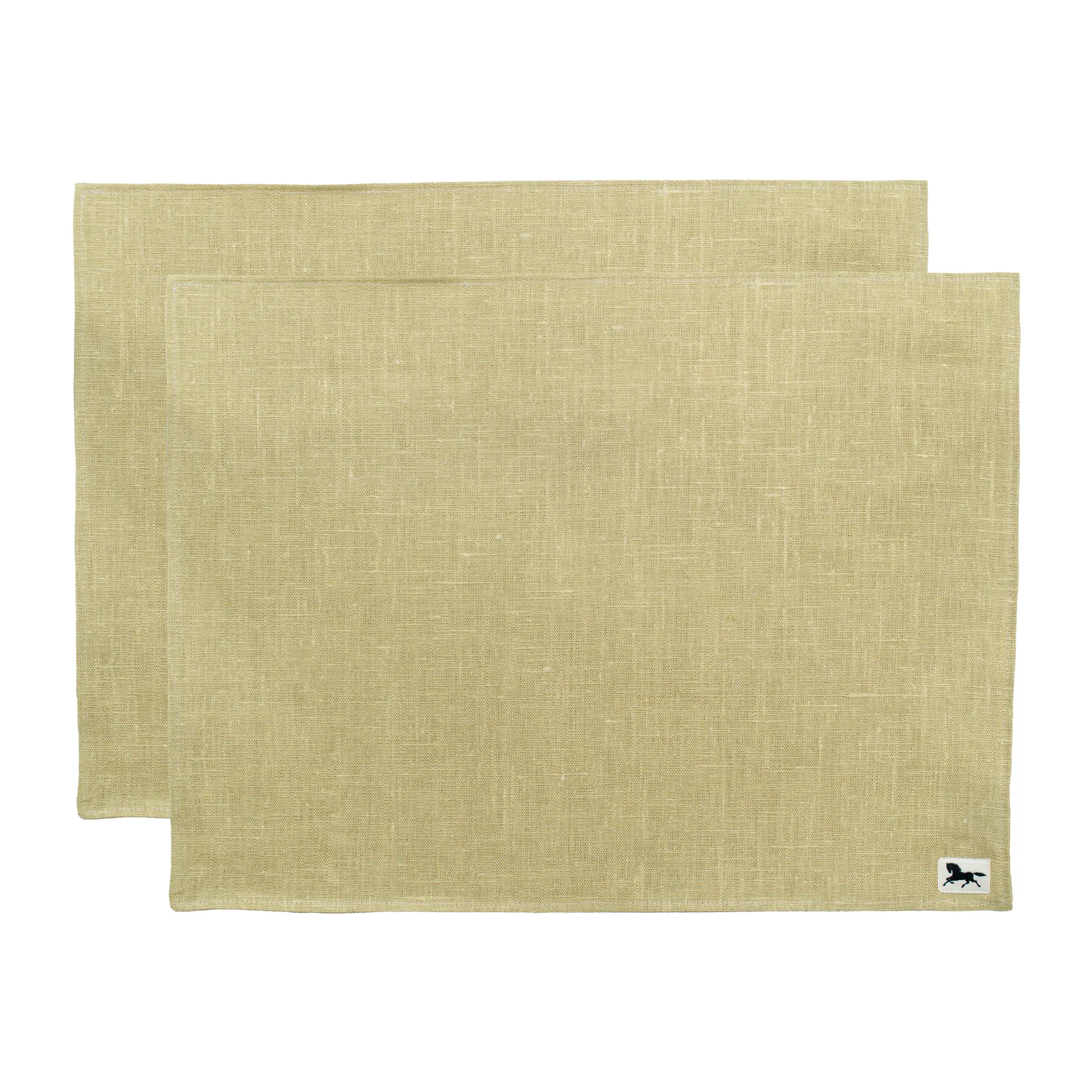 Linen ランチョンマット 34x45 cm 2パック, Olive Almedahls | アルメダールズ