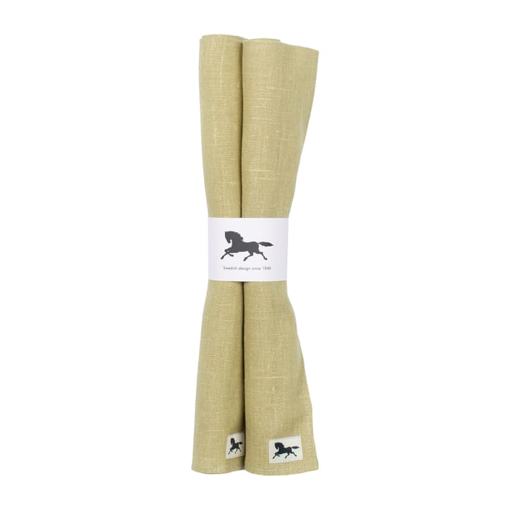 Linen ランチョンマット 34x45 cm 2パック, Olive Almedahls | アルメダールズ