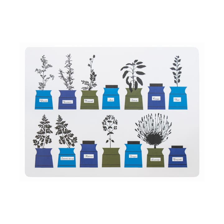 Persons kryddskåp プレースマット 30x40 cm 2個セット, Blue Almedahls | アルメダールズ