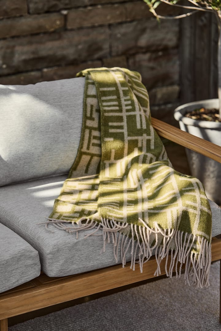 Pickepin スロー 130x170 cm, Moss green-beige Almedahls | アルメダールズ