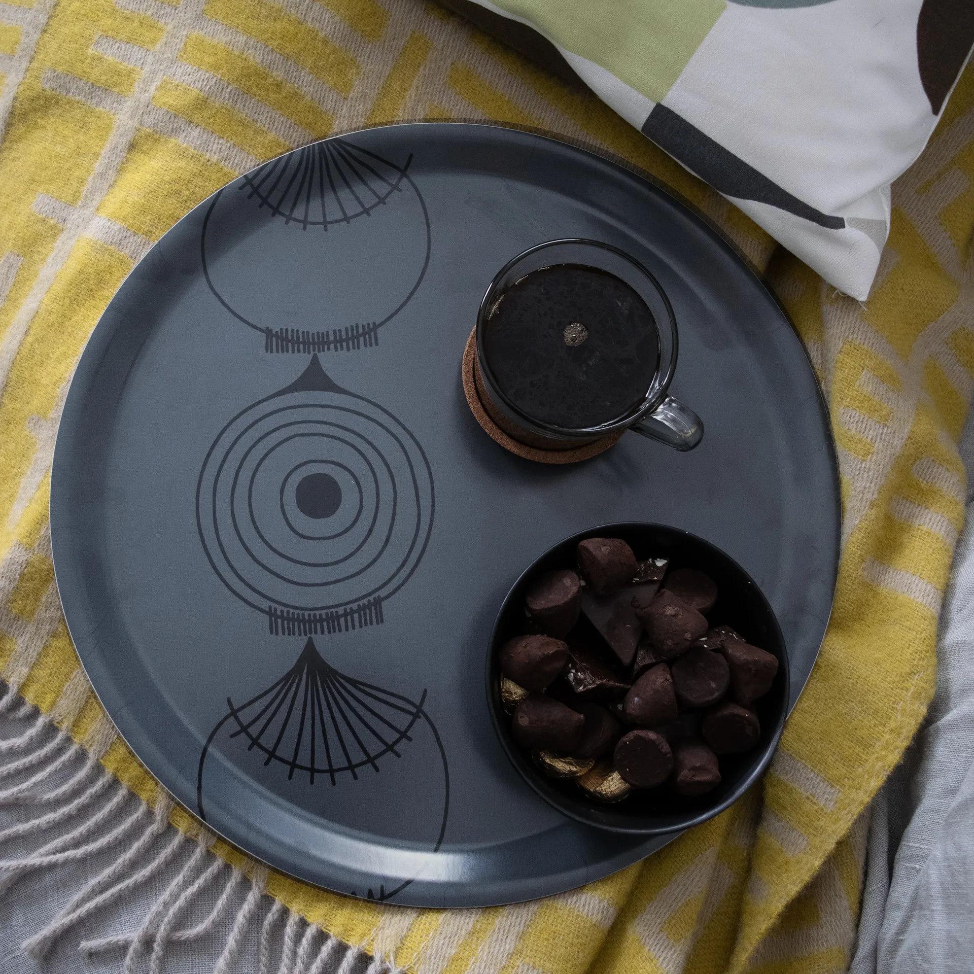 Pickepin スロー 130x170 cm, Oliv (yellow) Almedahls | アルメダールズ