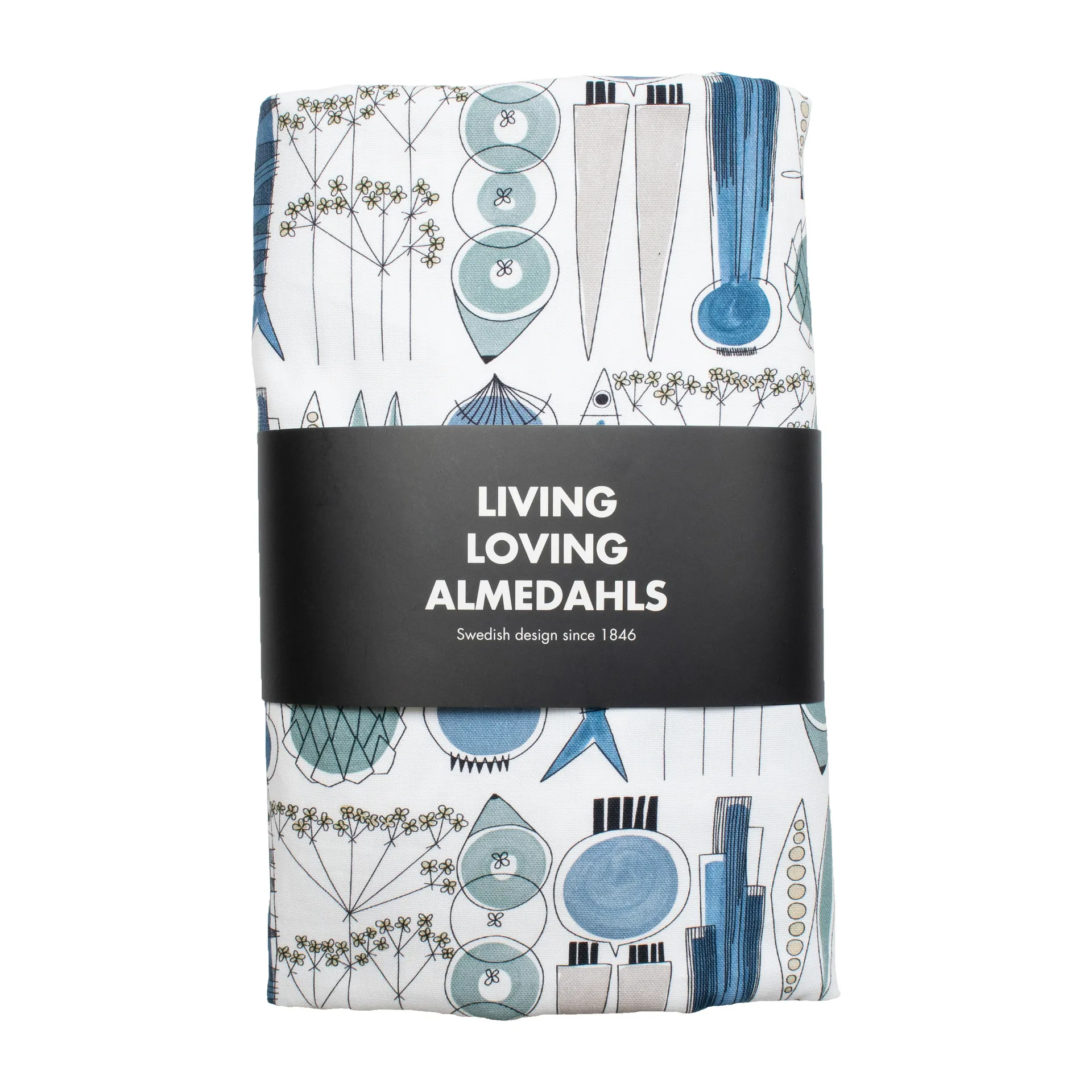 Picknick オイルクロス 145x220 cm, Blue-beige Almedahls | アルメダールズ