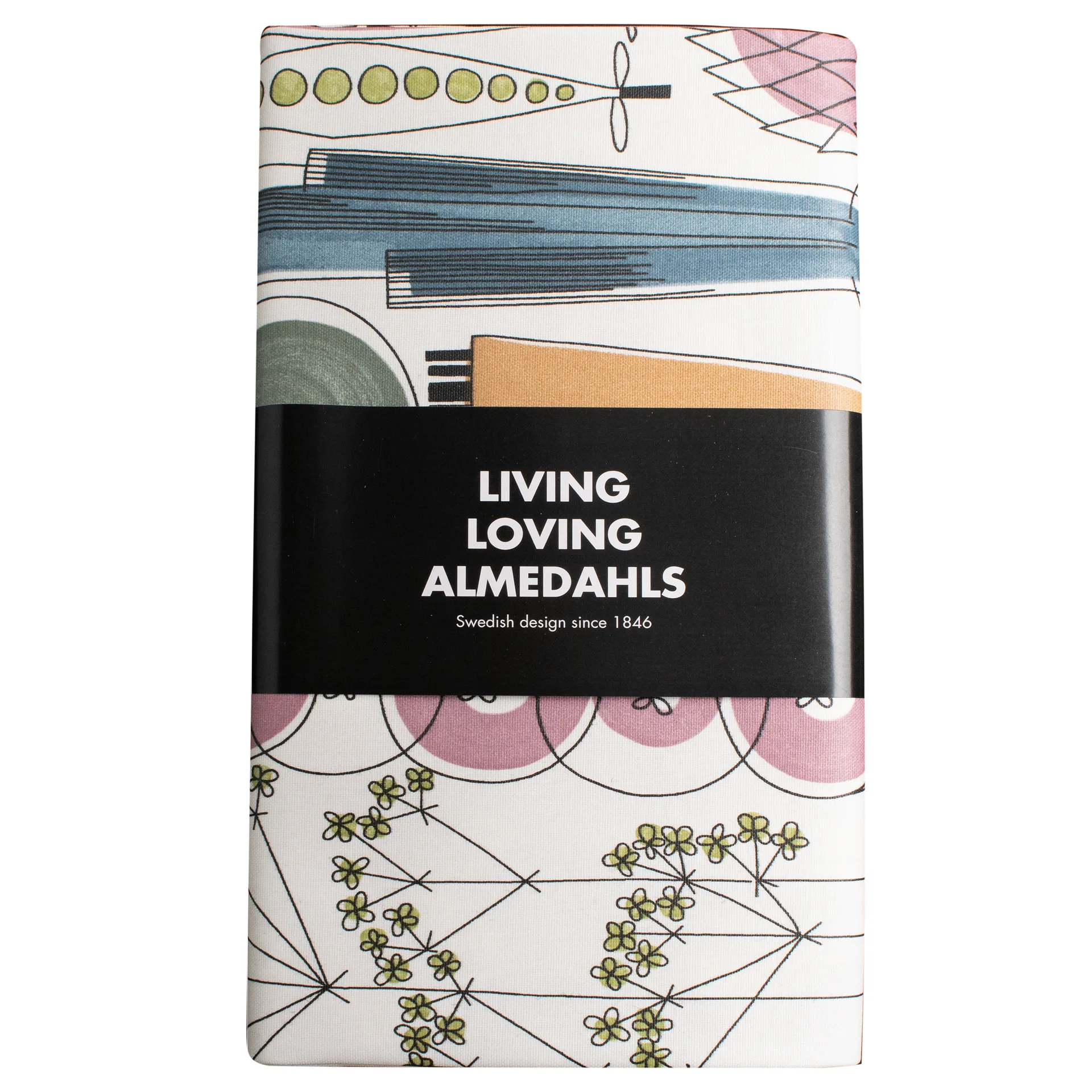 Picknick オイルクロス 145x220 cm, blue-pink Almedahls | アルメダールズ