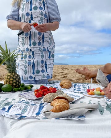 Picknick トレイ 20x27 cm - Blue-beige - Almedahls | アルメダールズ
