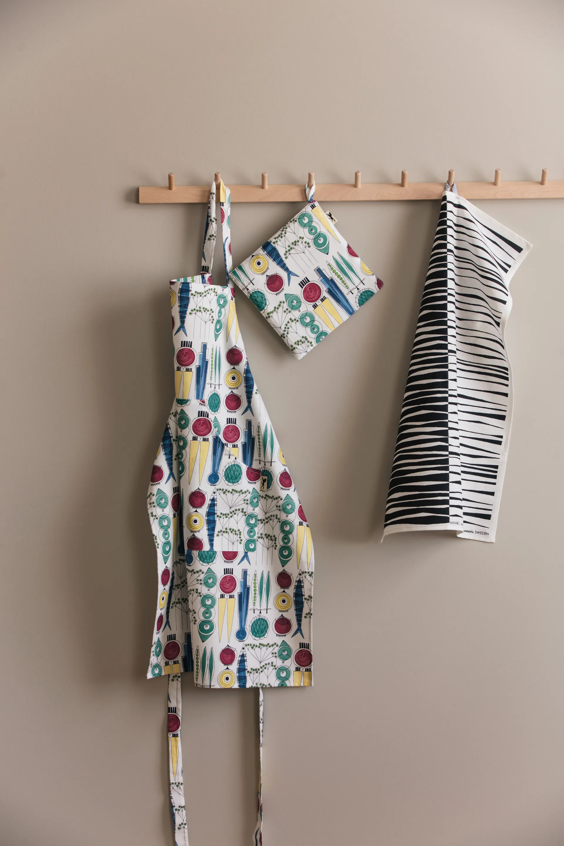 Picknick オーブンミット 23x23 cm small pattern, Multi Almedahls | アルメダールズ