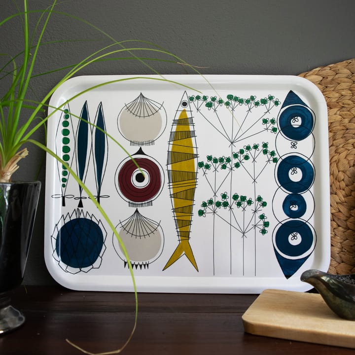 Picknick トレイ 33x43 cm, blue-multi Almedahls | アルメダールズ