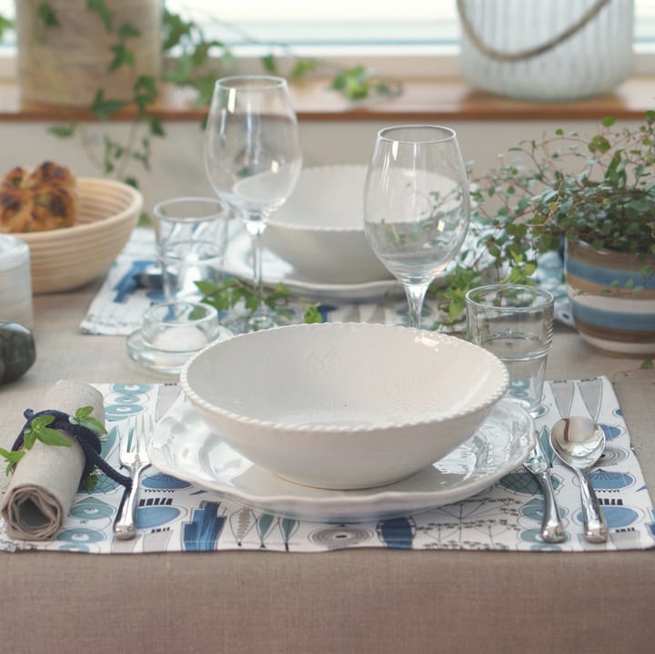 Picknick プレースマット 34x45 cm 2-pack, Blue-beige Almedahls | アルメダールズ