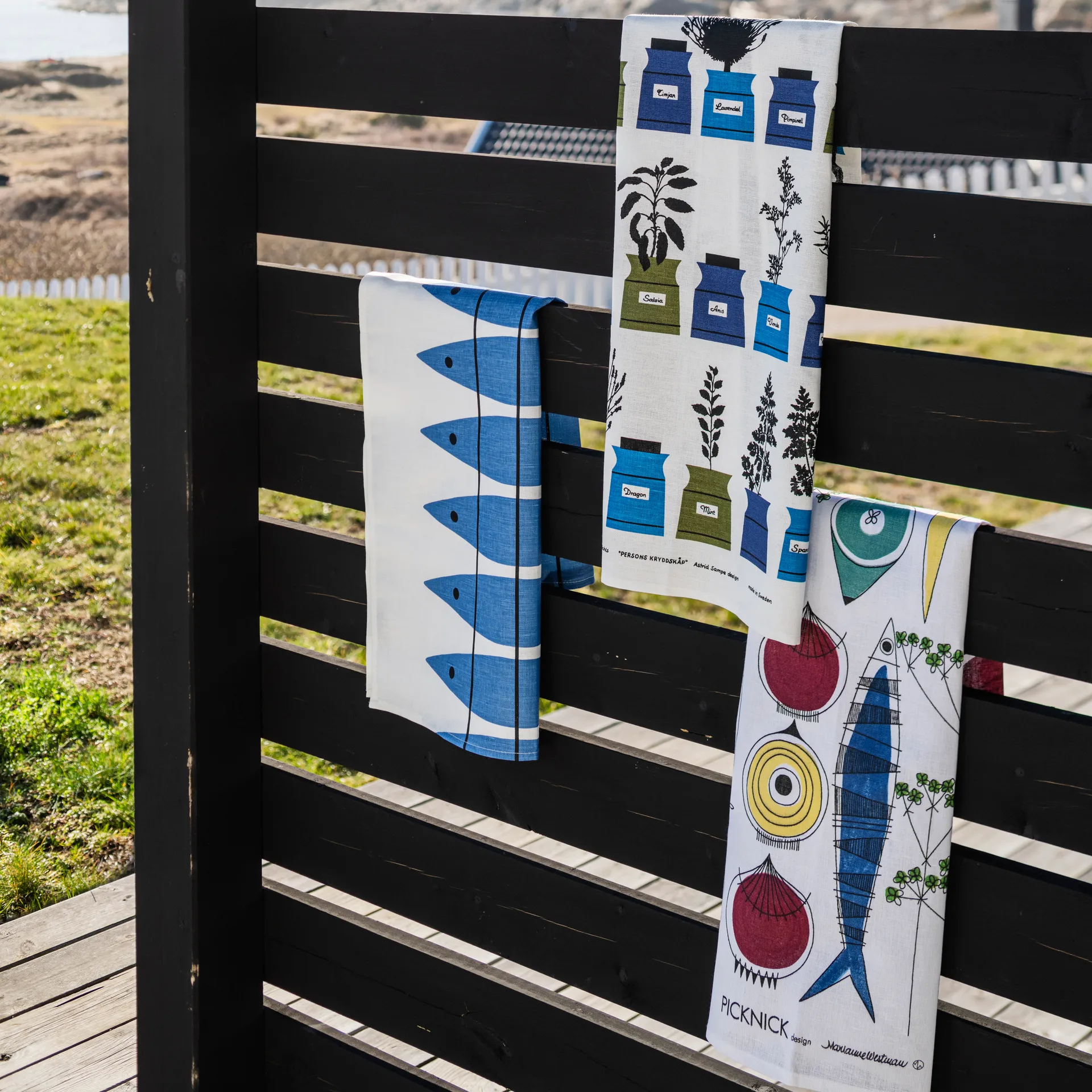 Picknick キッチンタオル, 47x70 cm Almedahls | アルメダールズ