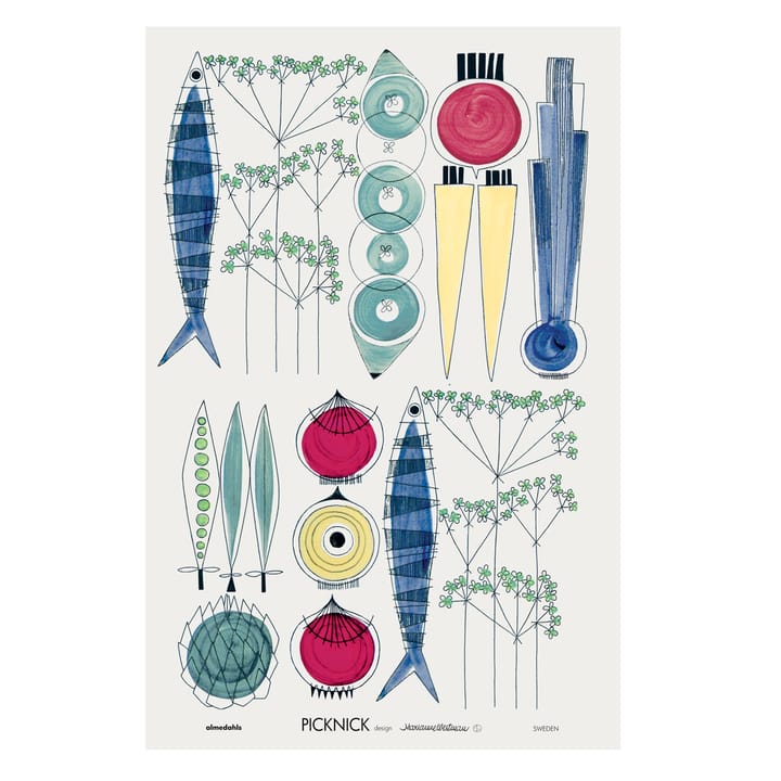 Picknick キッチンタオル - 47x70 cm - Almedahls | アルメダールズ