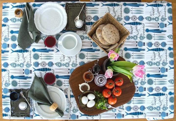 Picknick ファブリック, Blue-beige Almedahls | アルメダールズ
