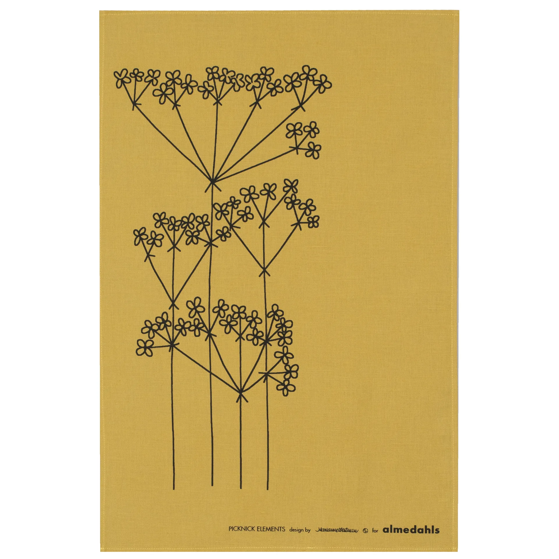 Picknick キッチンタオル, Ochre Almedahls | アルメダールズ