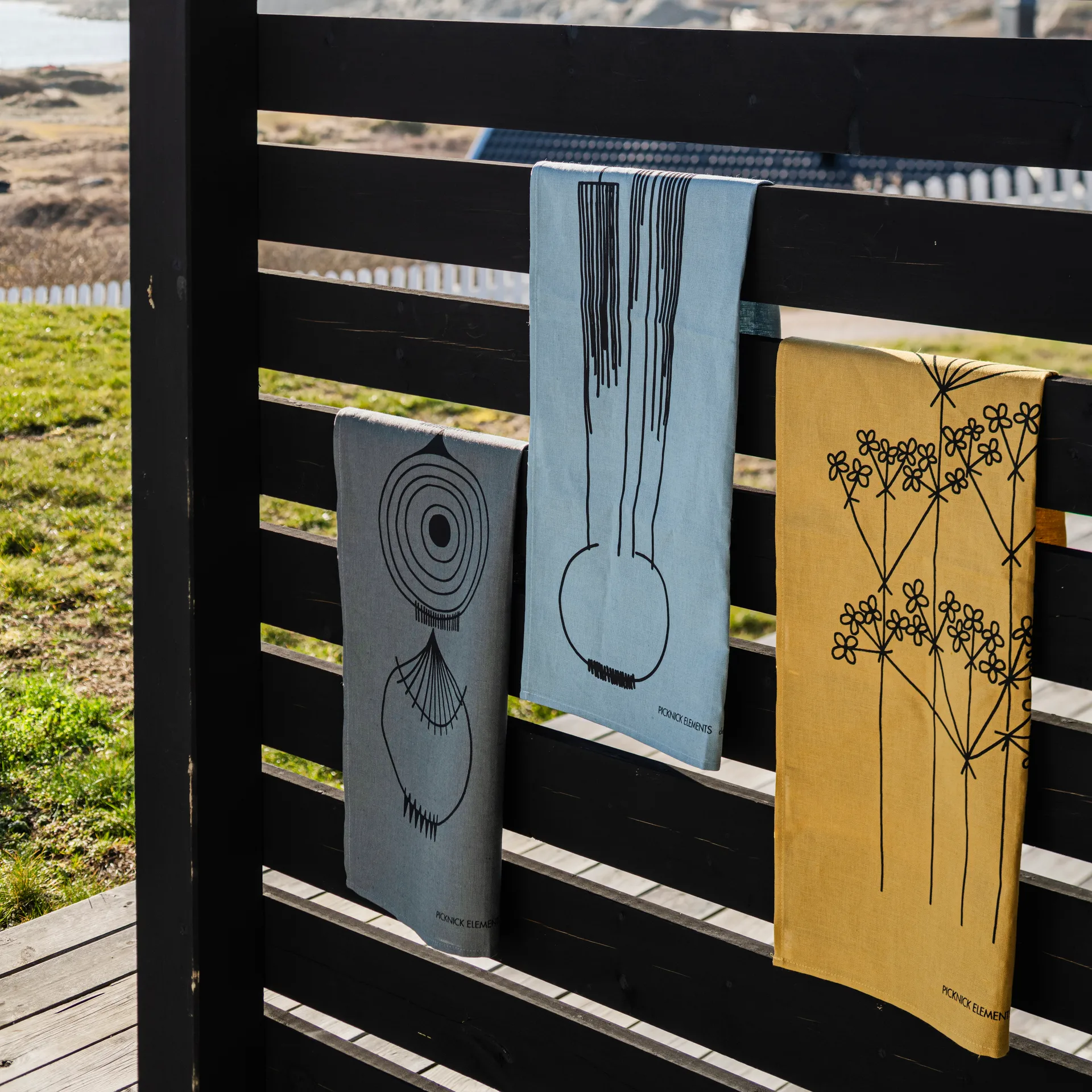 Picknick キッチンタオル, Ochre Almedahls | アルメダールズ