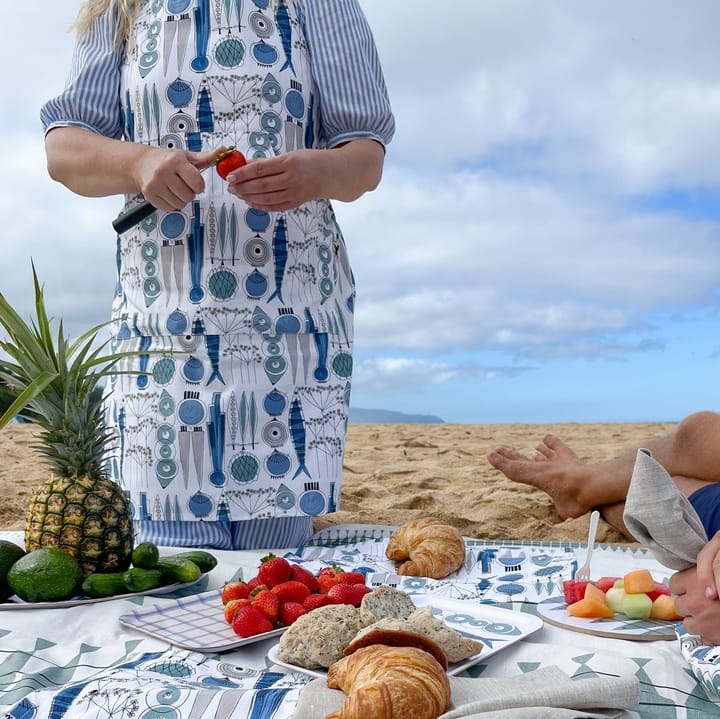 Picknick エプロン small pattern, Blue-beige Almedahls | アルメダールズ