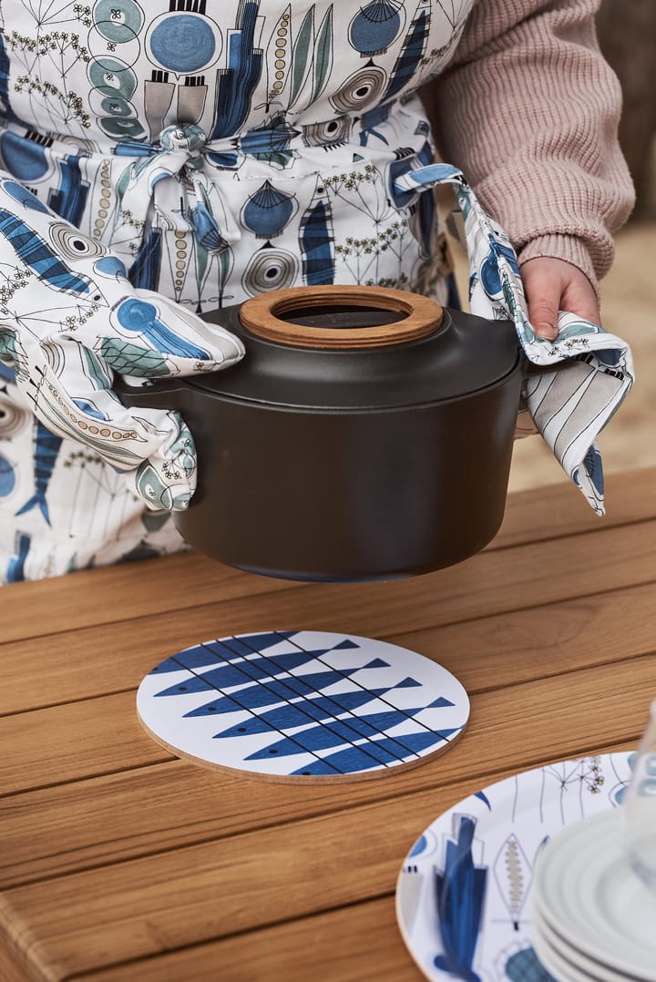 Picknick エプロン small pattern, Blue-beige Almedahls | アルメダールズ