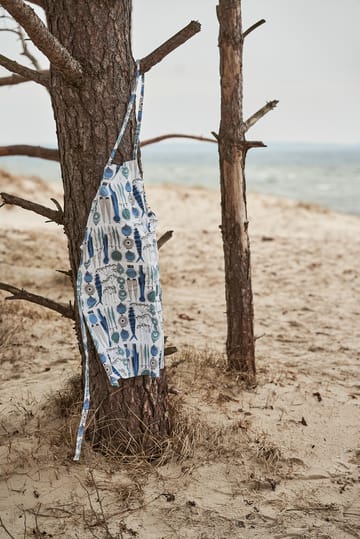 Picknick エプロン small pattern - Blue-beige - Almedahls | アルメダールズ