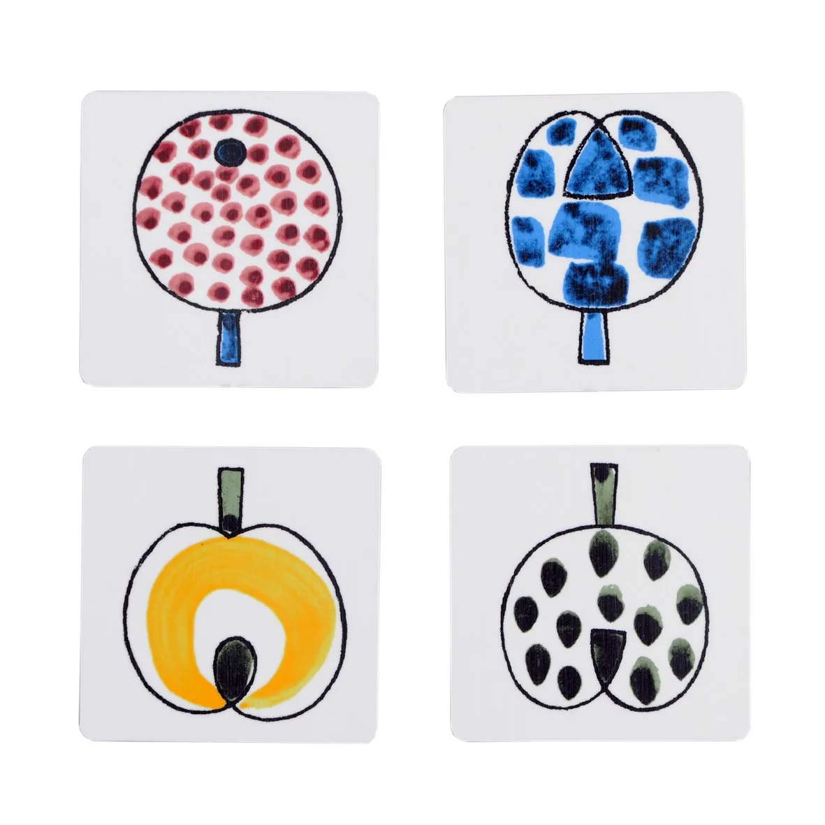 Pomona コースター 4パック, multi 4-pack Almedahls | アルメダールズ