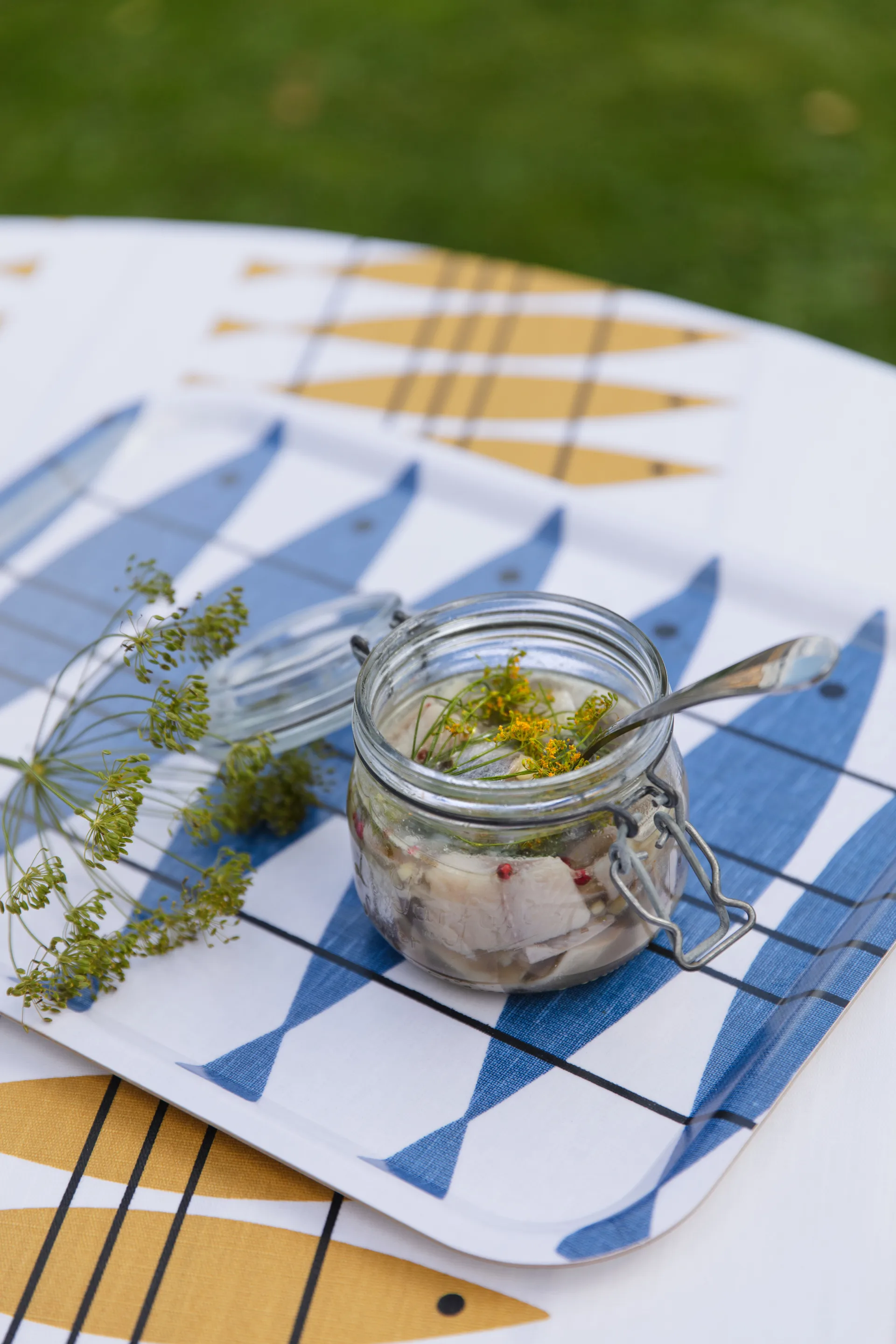 Sill オイルクロス（1本に1メートル）, Ochre Almedahls | アルメダールズ