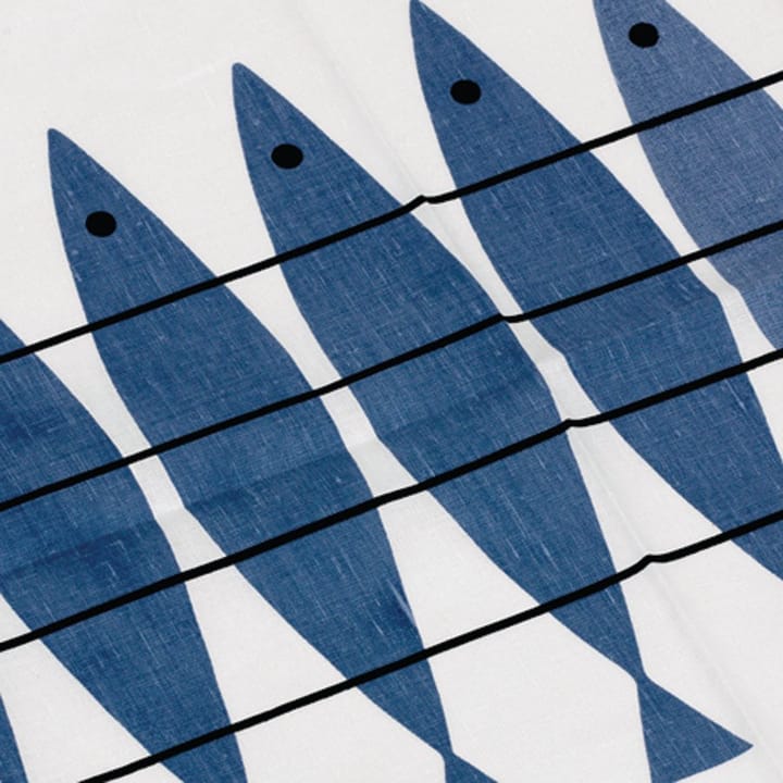 Sill キッチンタオル, white-blue Almedahls | アルメダールズ