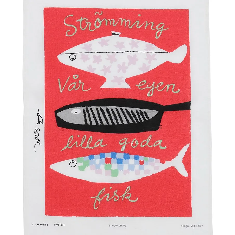 Strömming キッチンタオル, 47x70 cm Almedahls | アルメダールズ