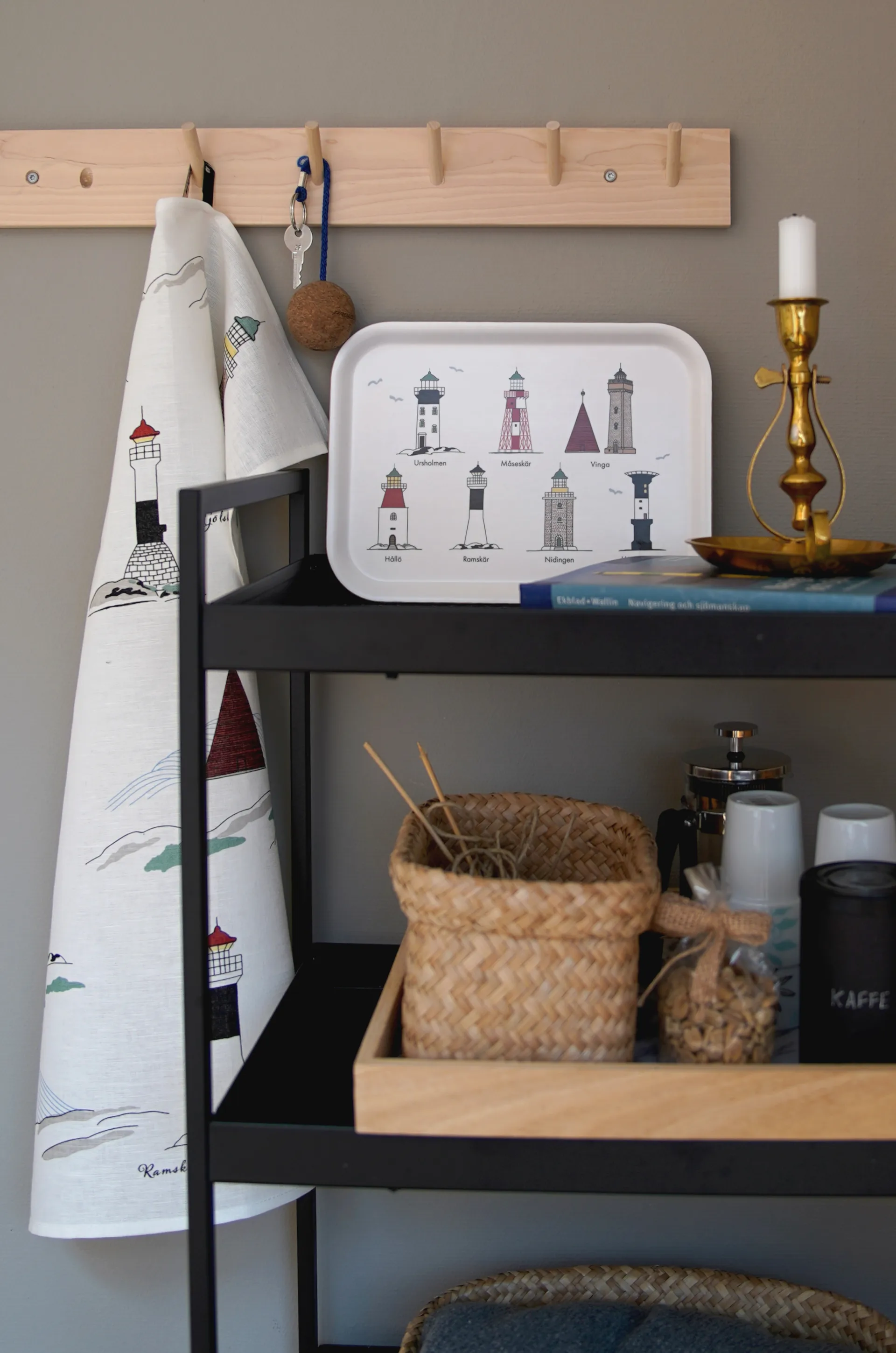 Svenska fyrar トレイ 20x27 cm, Multi Almedahls | アルメダールズ