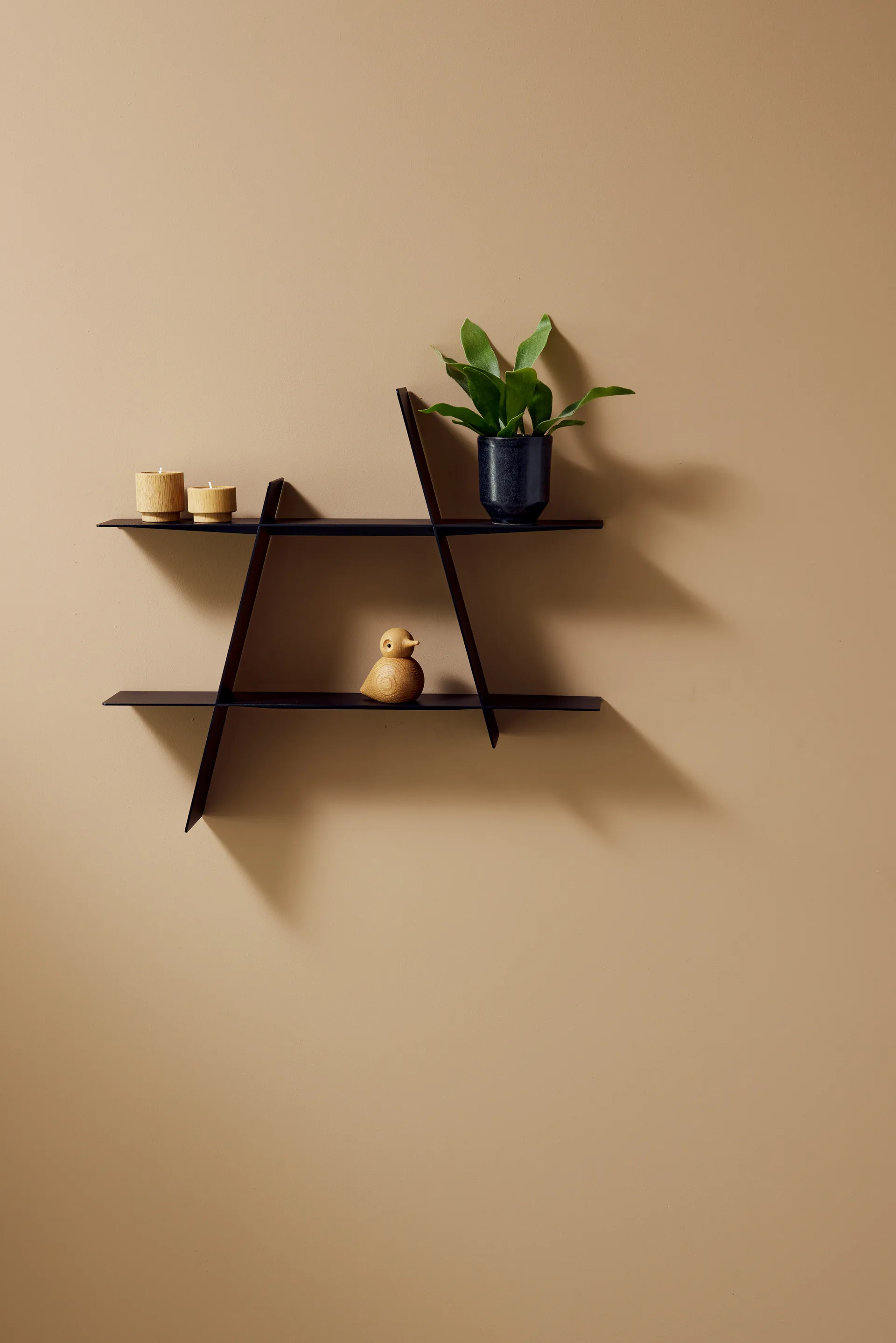 A-シェルフ ウォールシェルフ 52x9x46 cm, Black Andersen Furniture