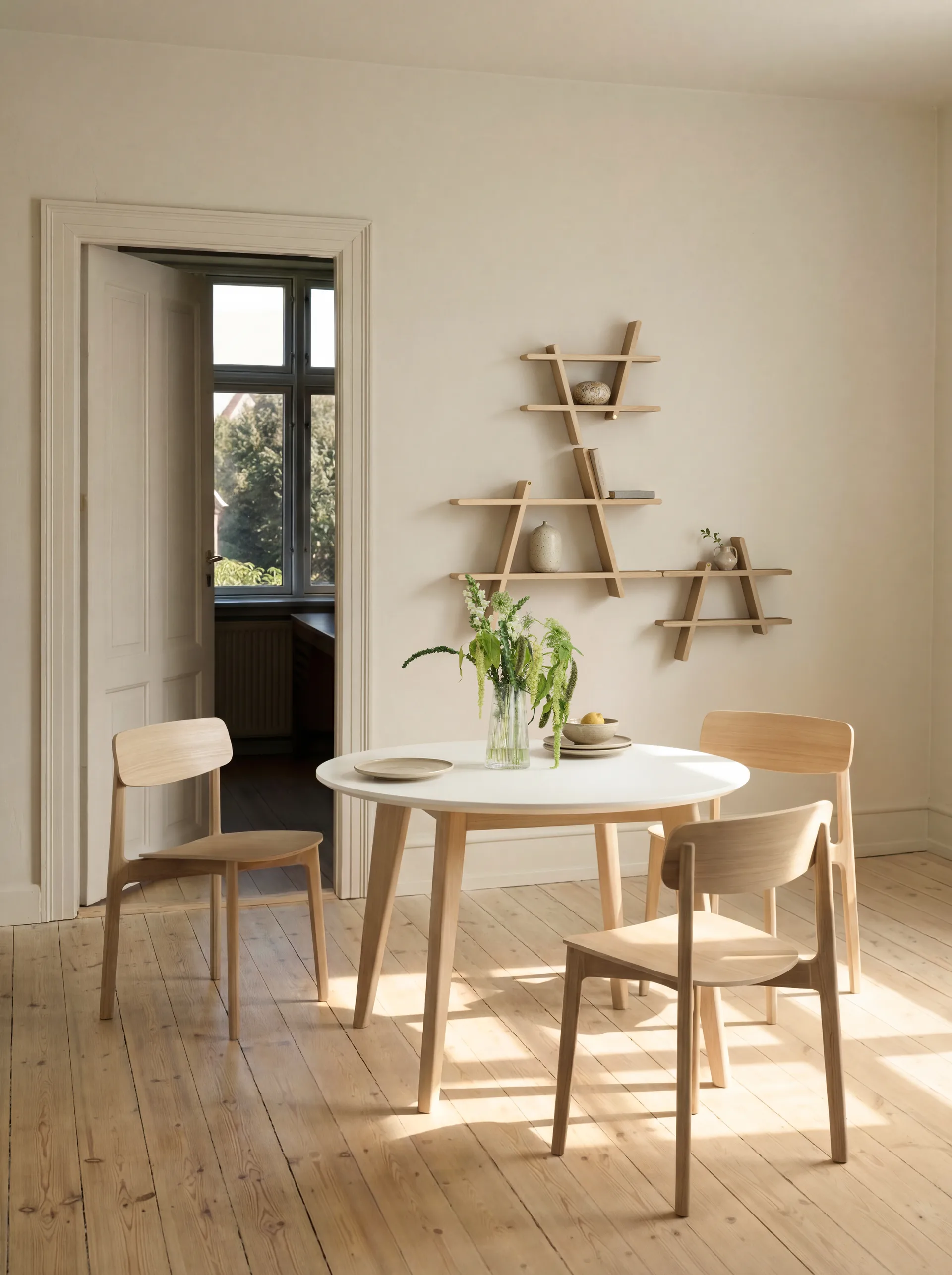 A-シェルフ ウォールシェルフ ミディアム 78x12x67 cm, Oak Andersen Furniture