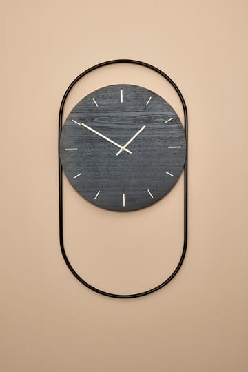 A-Wall 壁時計 41x76 cm - Black-brass - Andersen Furniture